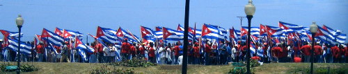 [Procession of Flags]