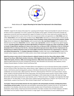 Media Advisory #5